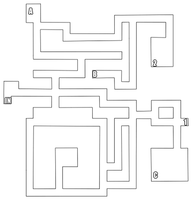 ��R�̓��A B1F�}�b�v