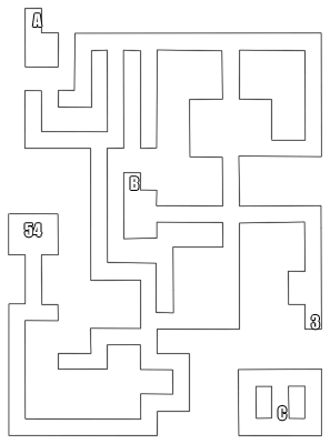 ��R�̓��A B2F�}�b�v