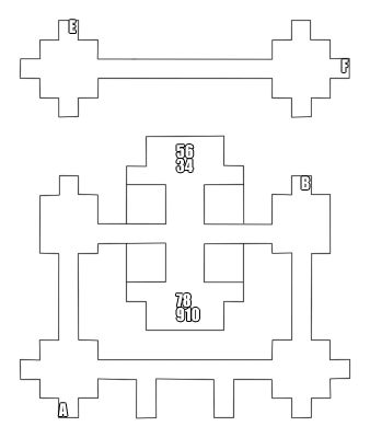 ���r�X�̓� 2F�}�b�v